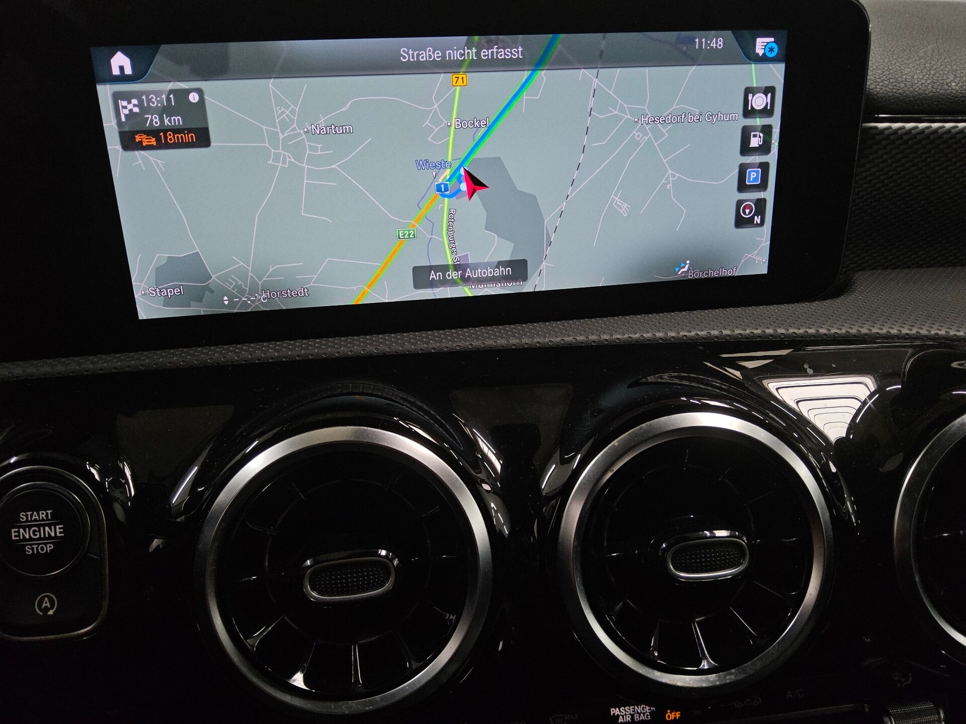 Mercedes-Benz A 180 d Navi T-leder Shz PDC 7