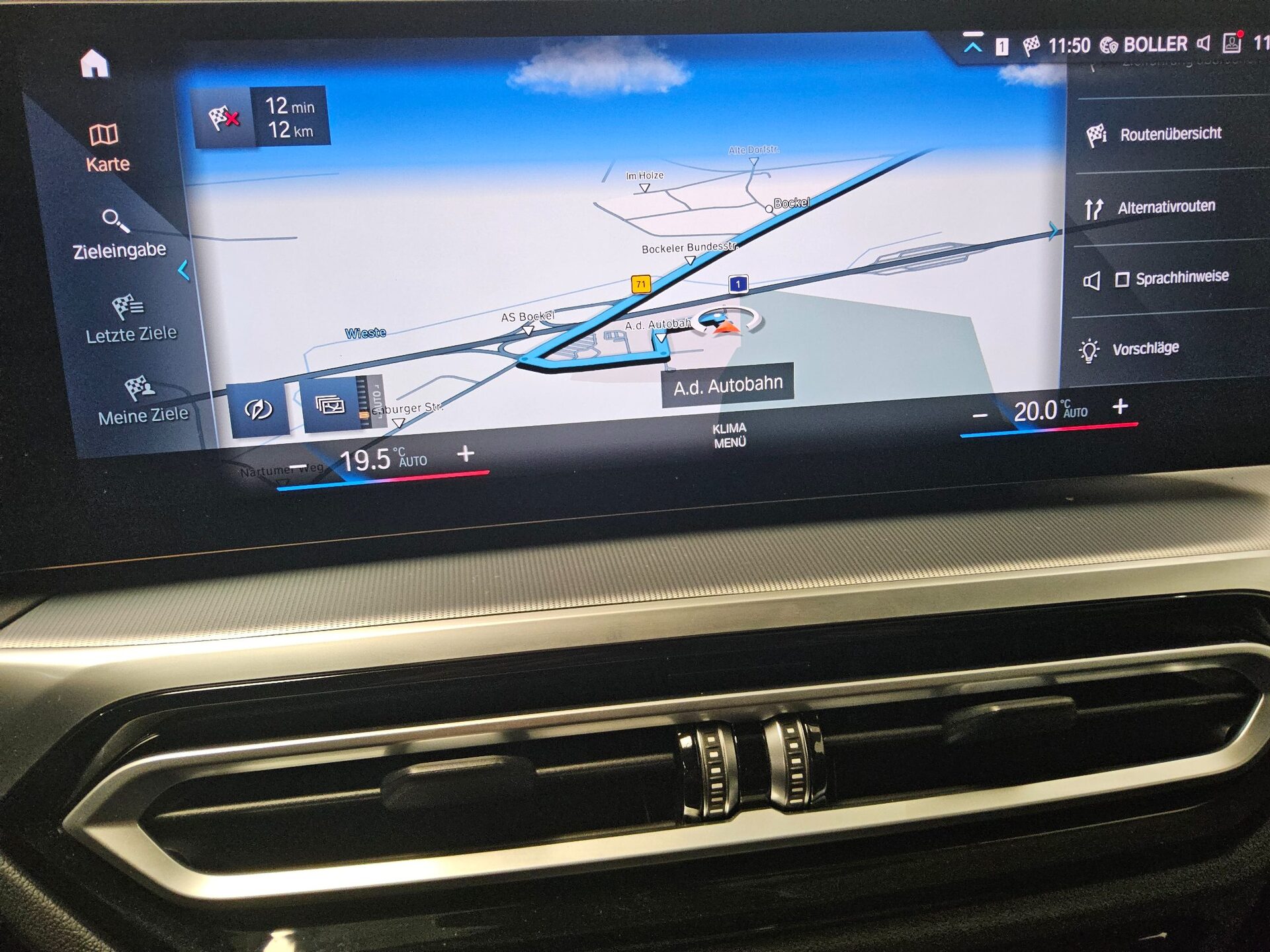 BMW 320dA T-Leder Navi LED Curved Shadow 7