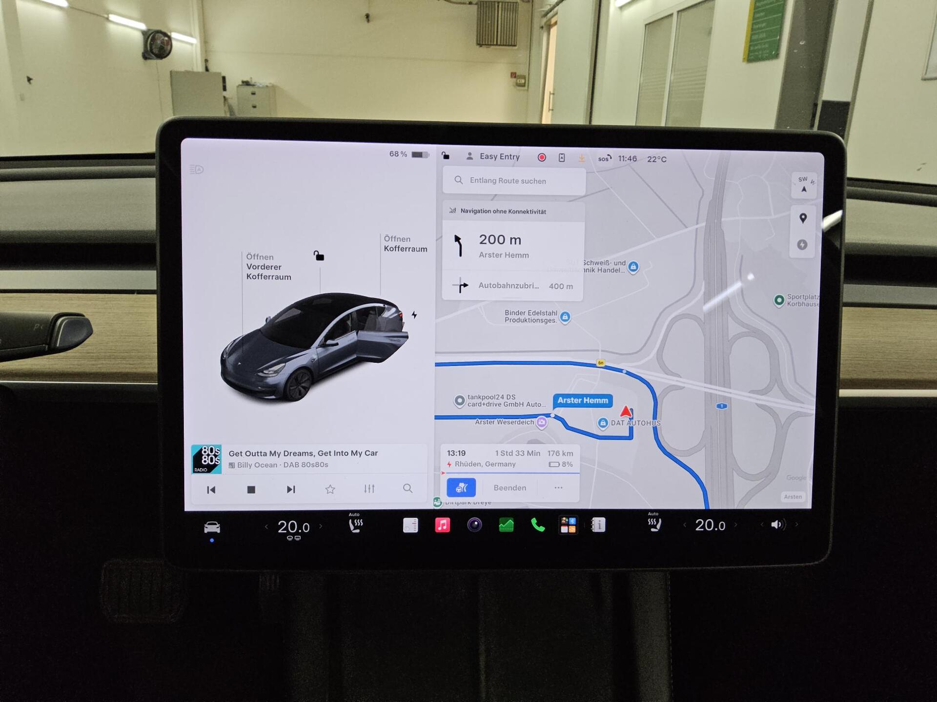 Tesla Model 3 Navi LED Pano Leder RFK 7