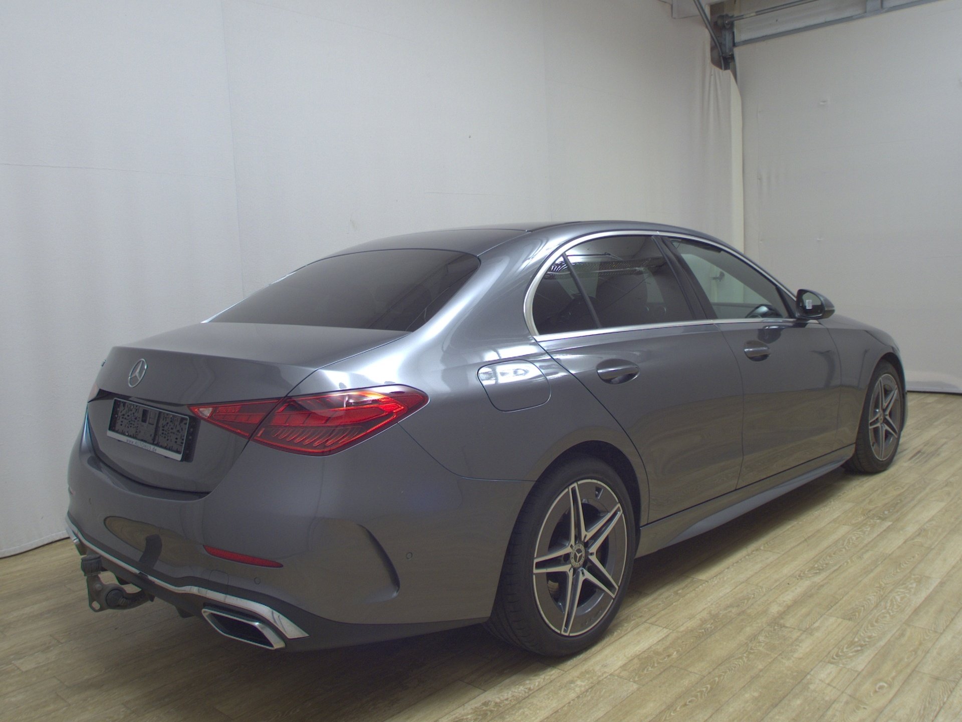 Mercedes-Benz C 200 AMG-Line Leder Navi LED RfK AHK Distronic+ 4