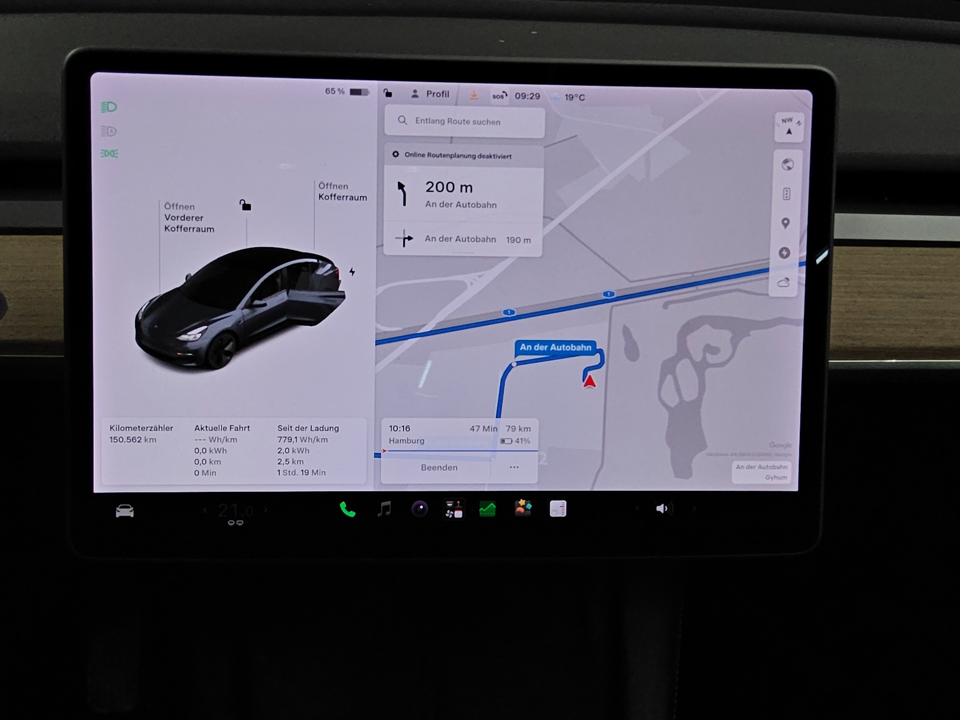 Tesla Model 3 Navi LED Pano Leder 360° 7