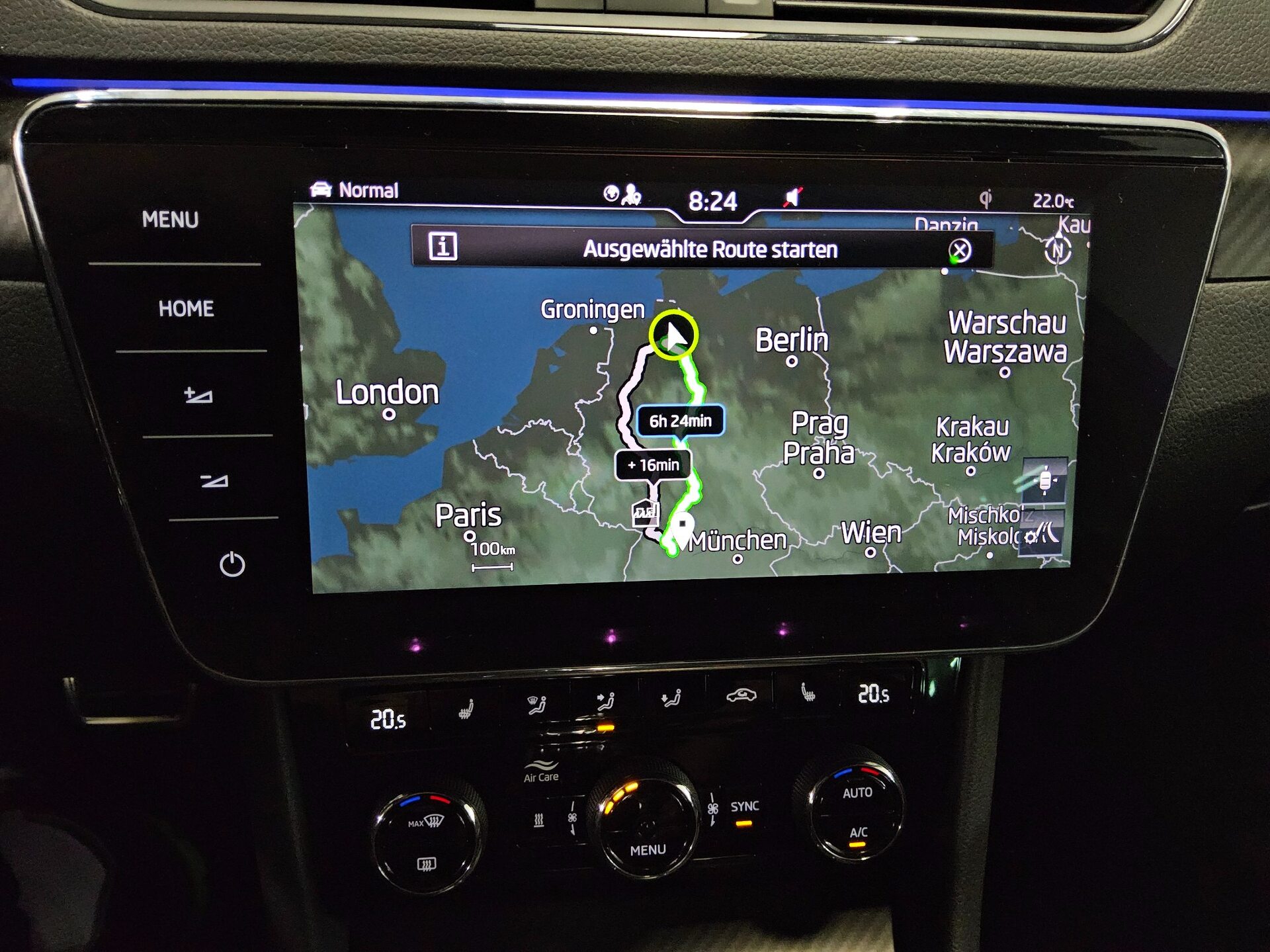 Skoda Superb Kombi 2.0 TDI SportLine T-Leder Navi LED Virtual 7