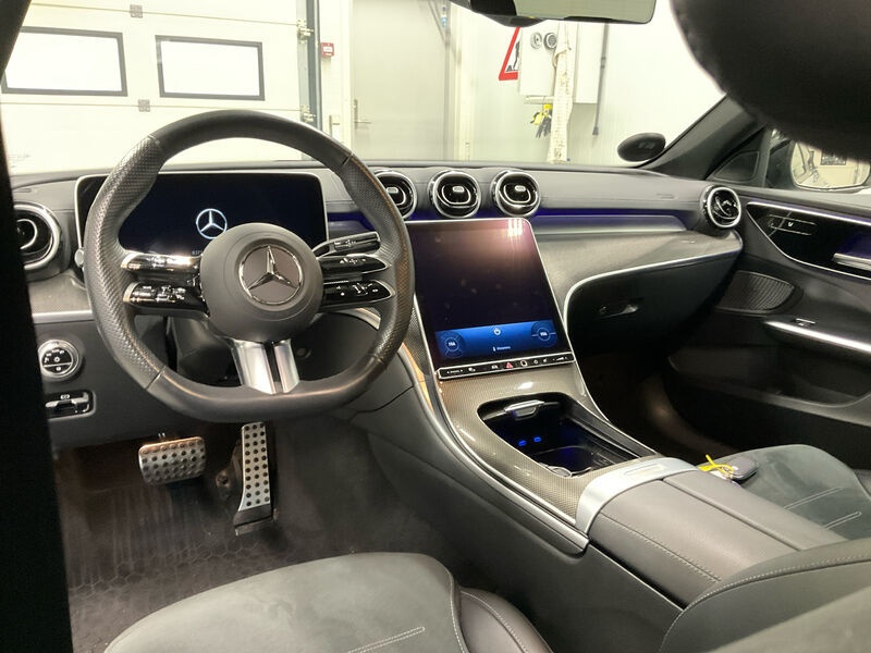 Mercedes-Benz C 220 T d AMG-Line Night T-Leder Navi LED 5