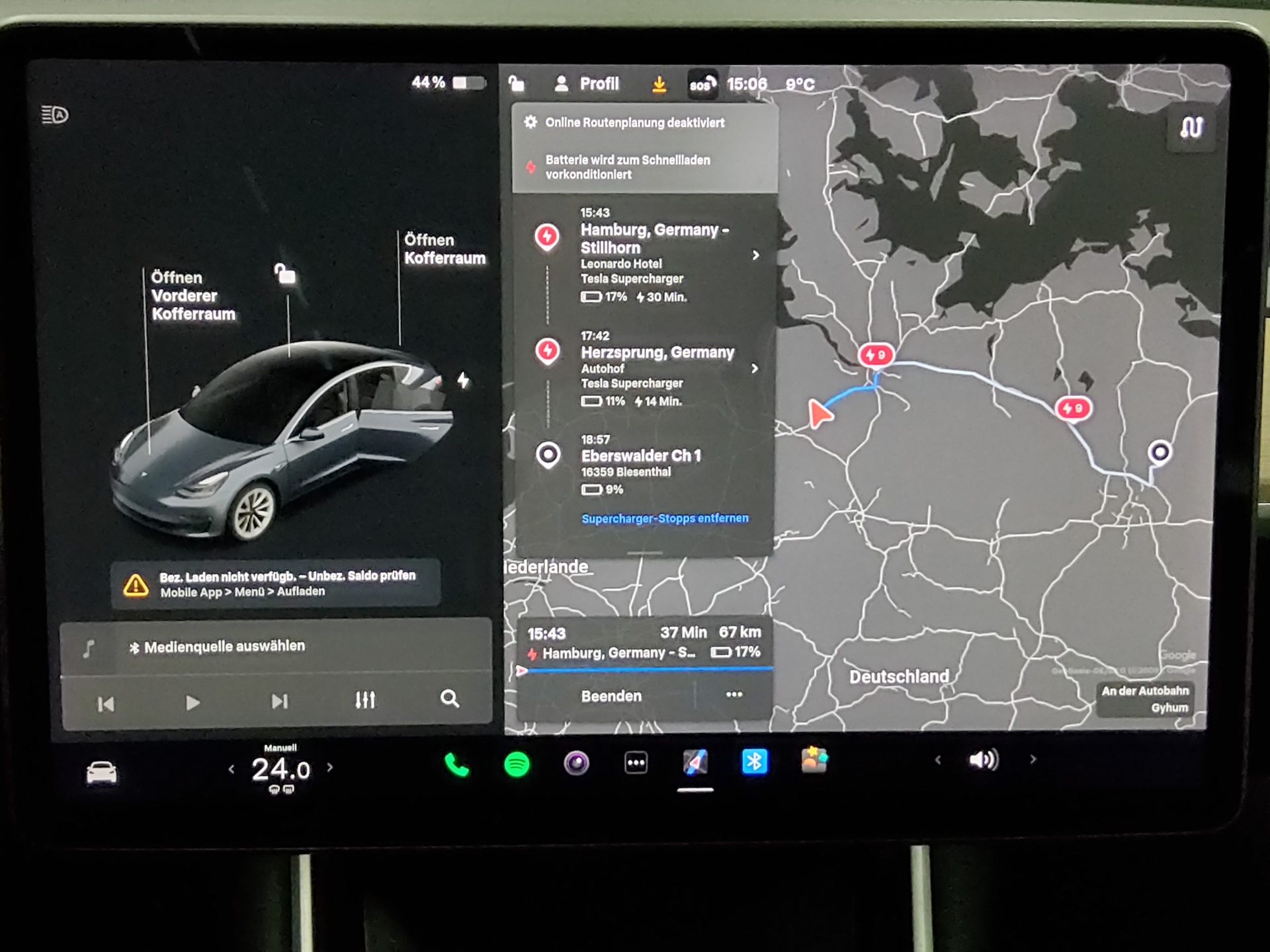 Tesla Model 3 Leder Navi LED Kamera 7