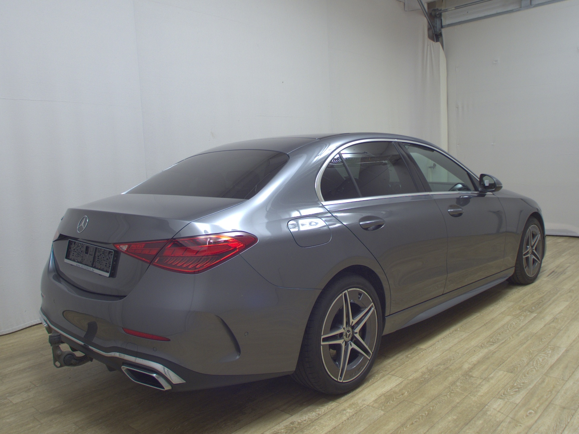 Mercedes-Benz C 200 AMG-Line Leder Navi LED RfK AHK Distronic+ 4