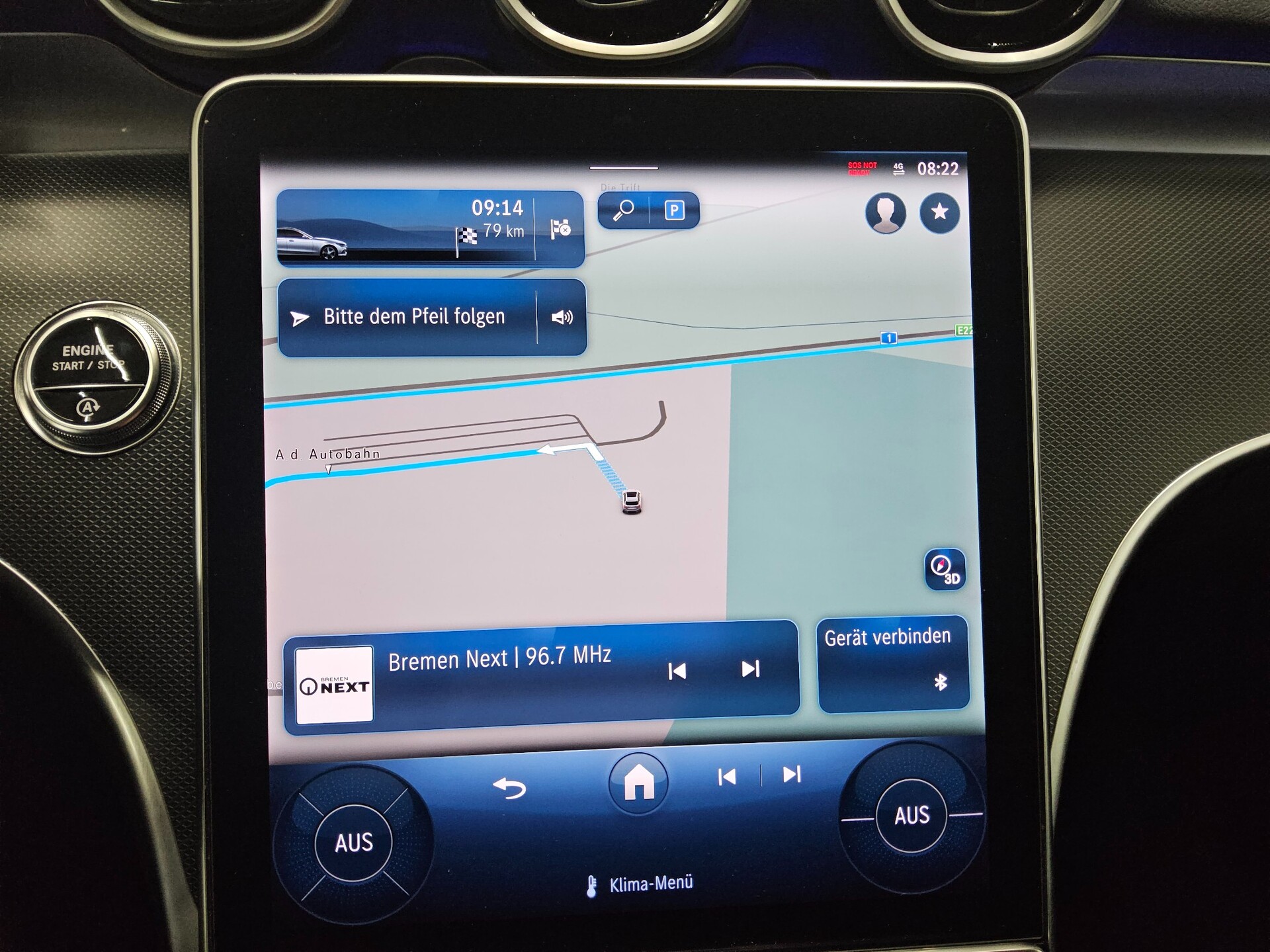 Mercedes-Benz C 200 T d Avantgarde T-Leder Navi LED MBUX+ RfK 8