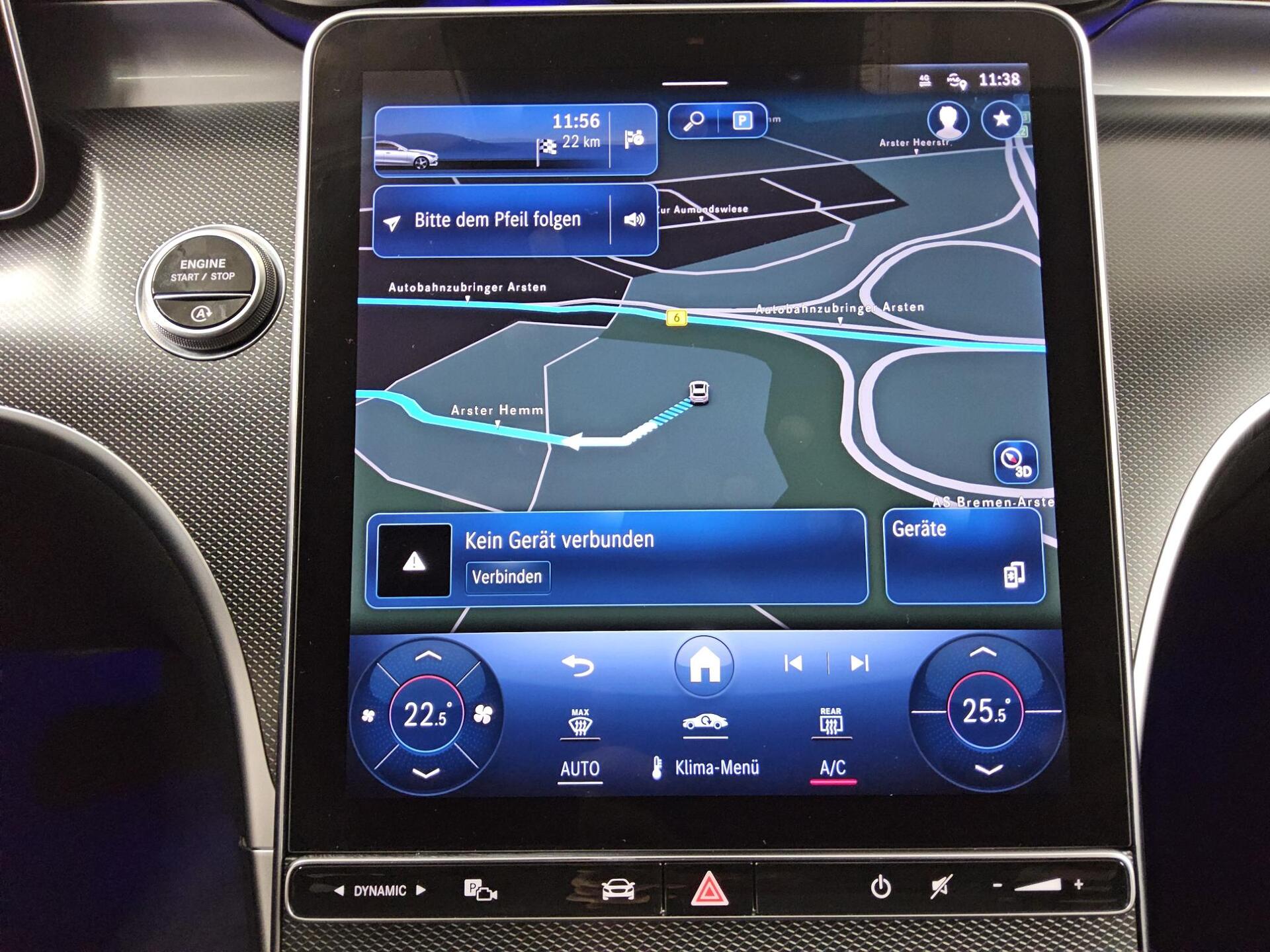 Mercedes-Benz C 220 T d Avantgarde T-Leder Navi LED MBUX RfK 7