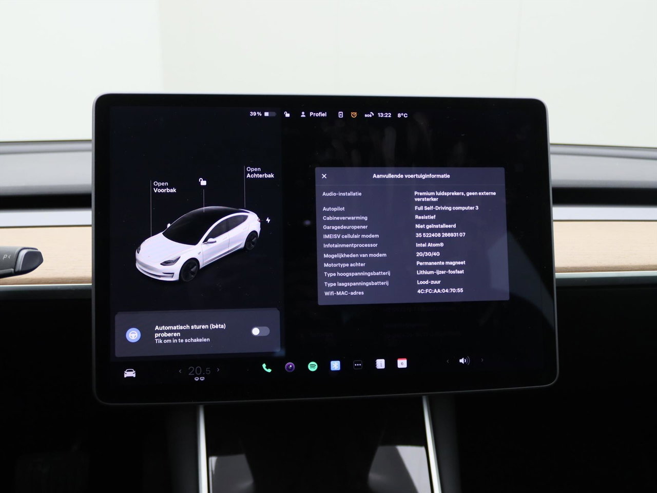 Tesla Model 3 Standard RWD Plus 92% SoH [ LFP-ACCU+AUTOPILOT+60 kWh+PREMIUM AUDIO ] 27