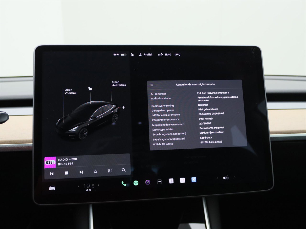 Tesla Model 3 Standard RWD Plus 89% SoH [ LFP-ACCU+AUTOPILOT+60 kWh+PREMIUM AUDIO ] 28