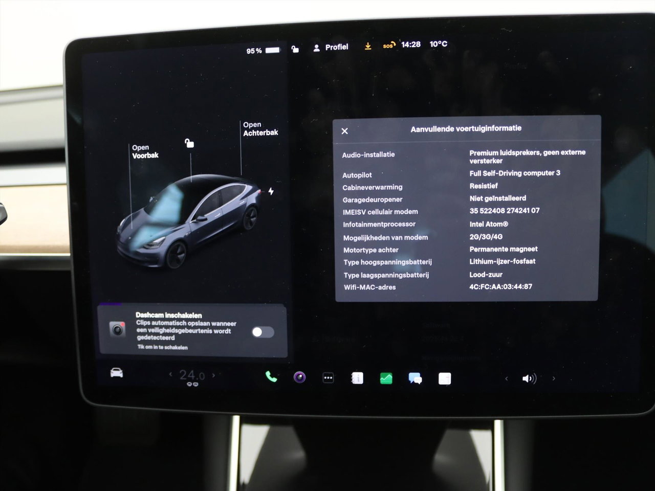 Tesla Model 3 Standard RWD Plus 93% SoH [ LFP-ACCU+AUTOPILOT+60 kWh+PREMIUM AUDIO ] 26
