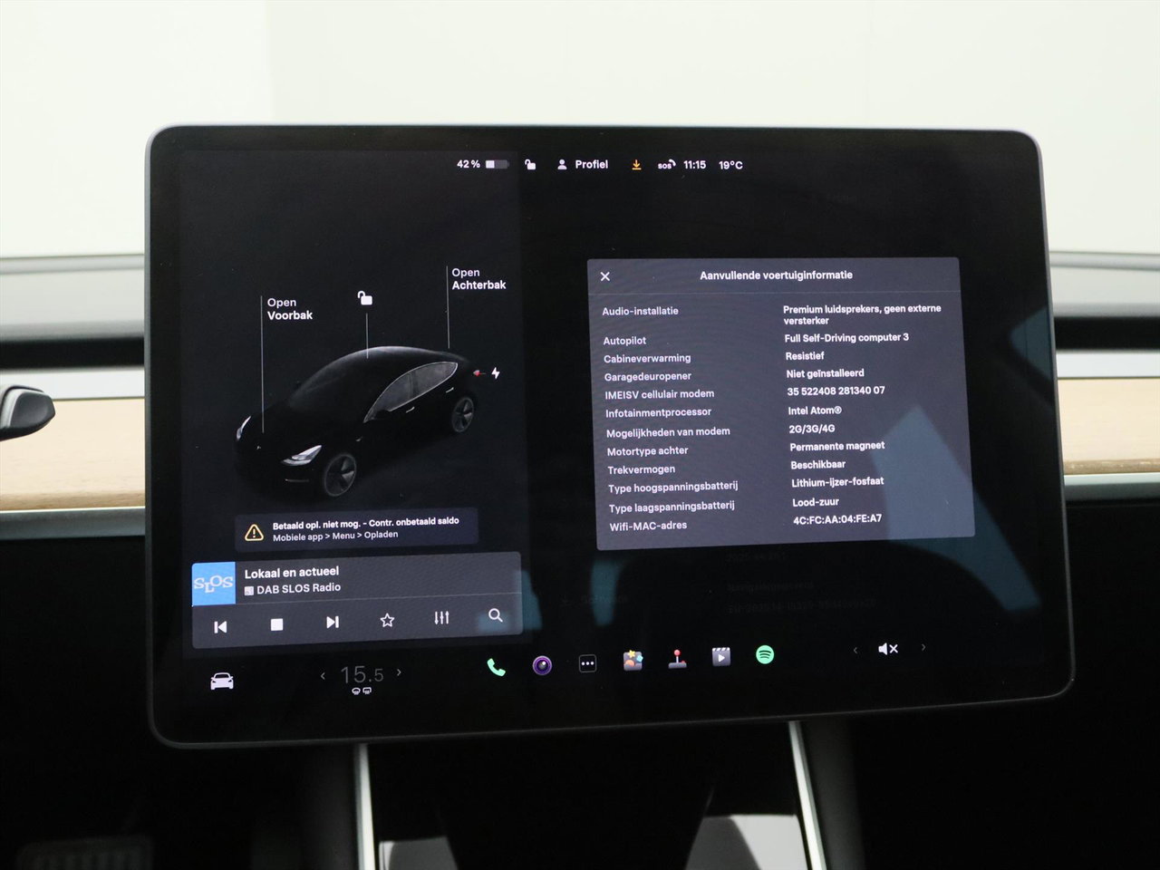 Tesla Model 3 Standard RWD Plus 93% SoH [ TREKHAAK+LFP-ACCU+AUTOPILOT+60 kWh+PREMIUM AUDIO ] 27