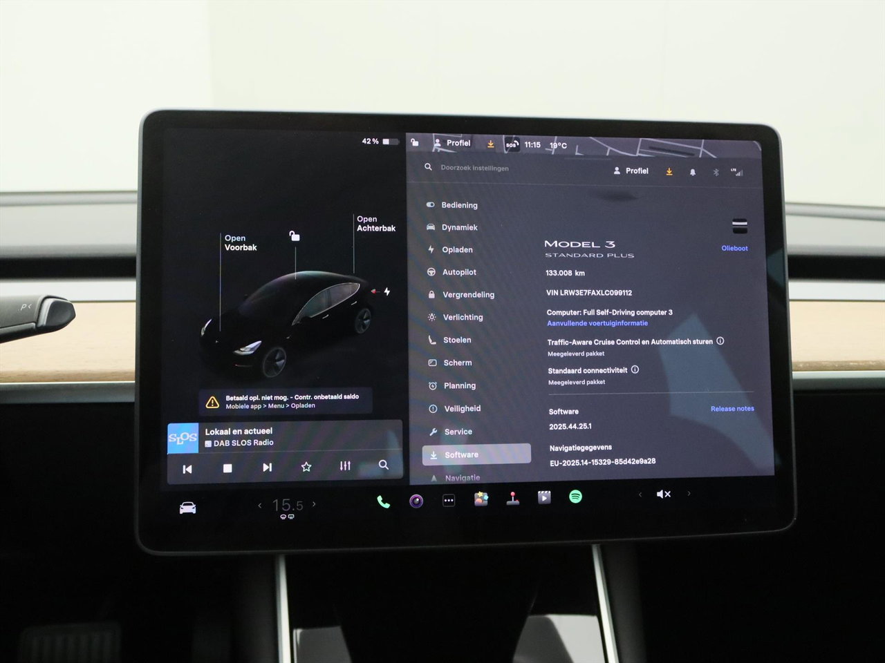 Tesla Model 3 Standard RWD Plus 93% SoH [ TREKHAAK+LFP-ACCU+AUTOPILOT+60 kWh+PREMIUM AUDIO ] 26