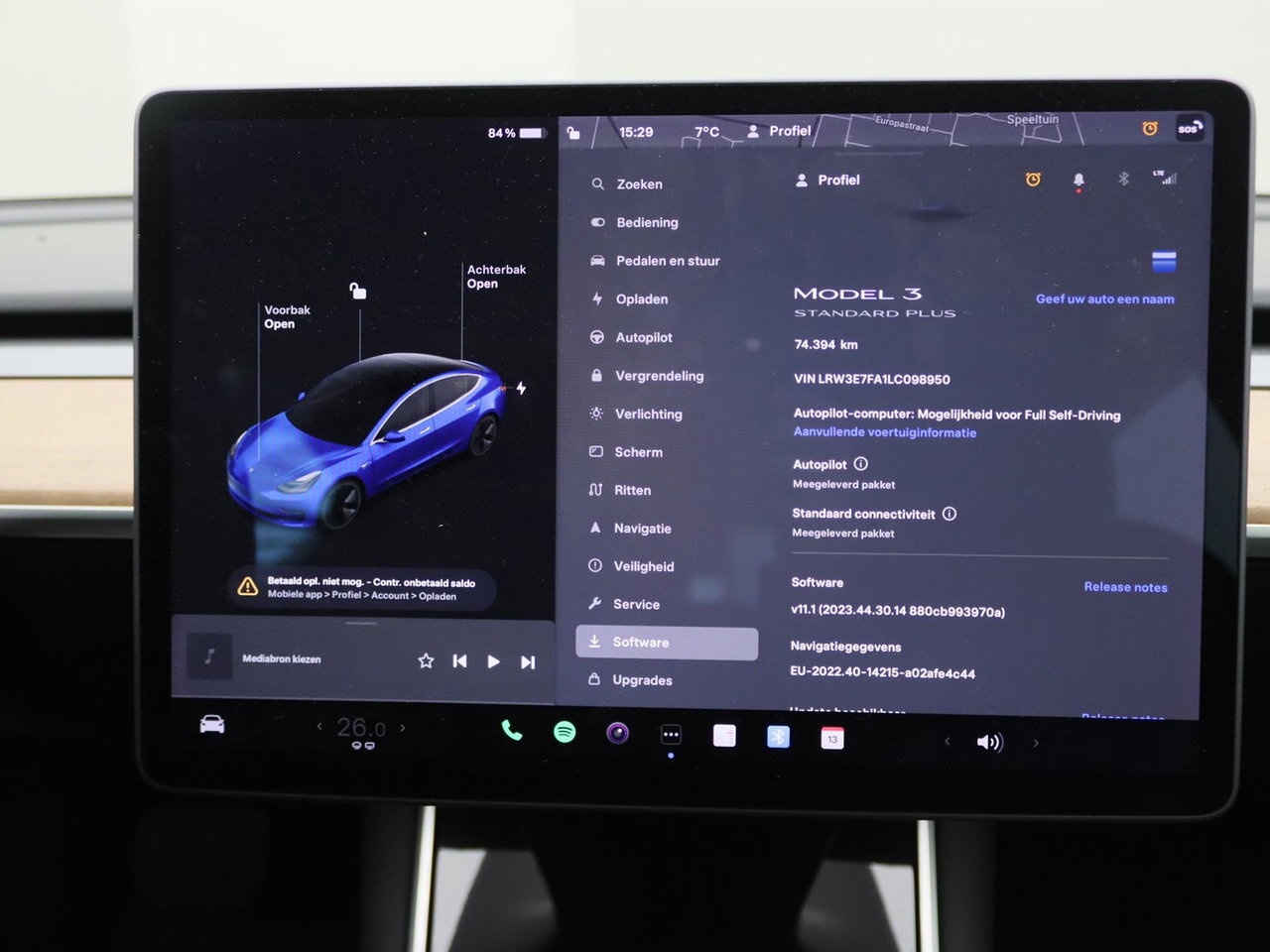 Tesla Model 3 Standard RWD Plus 89% SoH [ LFP-ACCU+AUTOPILOT+60 kWh+PREMIUM AUDIO ] 29