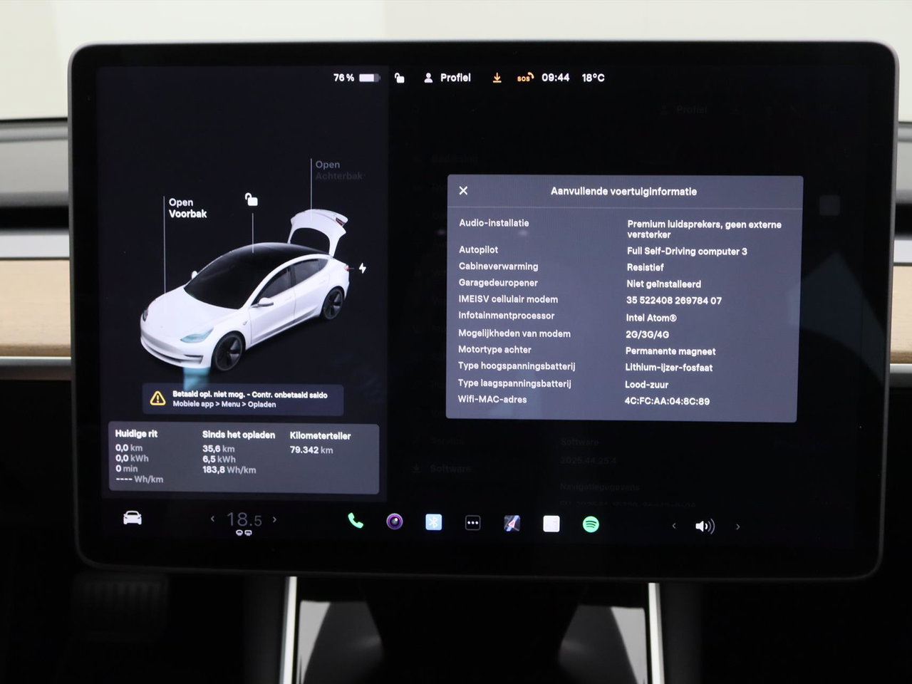 Tesla Model 3 Standard RWD Plus 94% SoH [ LFP-ACCU+AUTOPILOT+60 kWh+PREMIUM AUDIO ] 28
