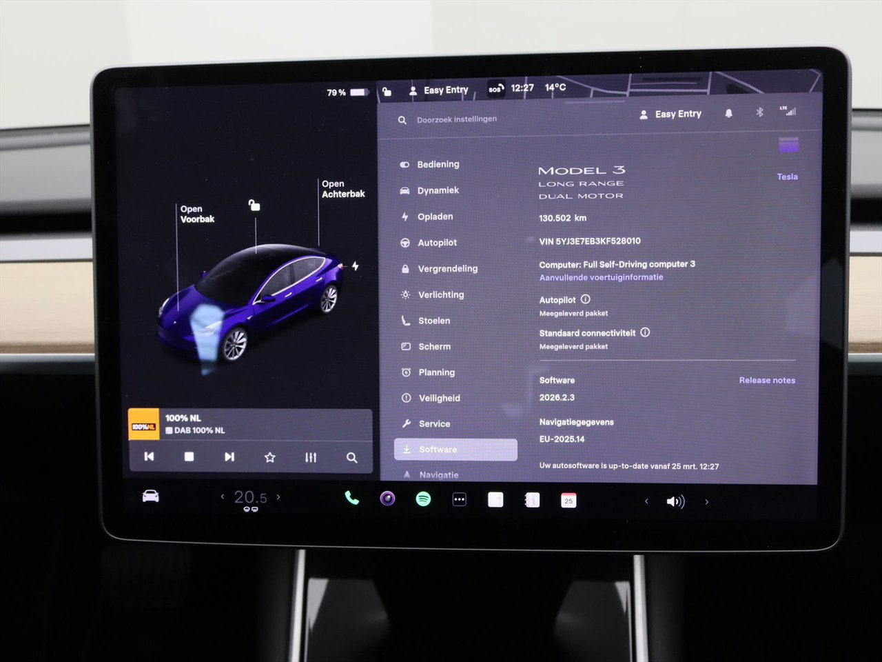 Tesla Model 3 Long-Range AWD 351pk 75 kWh [ TREKHAAK+AUTOPILOT+620KM WLTP+PREMIUM AUDIO ] 30