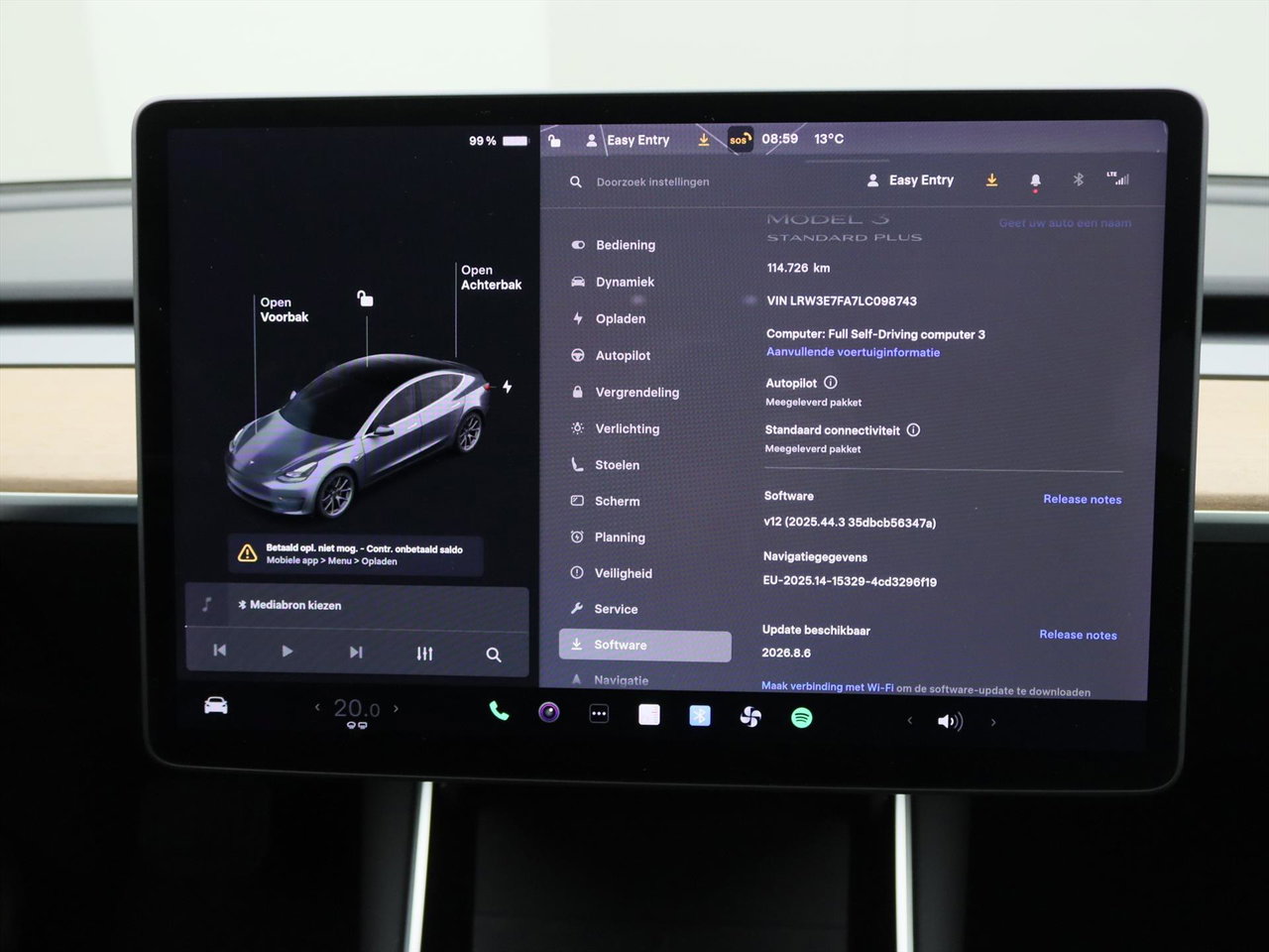 Tesla Model 3 Standard RWD Plus [ LFP-ACCU+AUTOPILOT+60 kWh+PREMIUM AUDIO ] 29