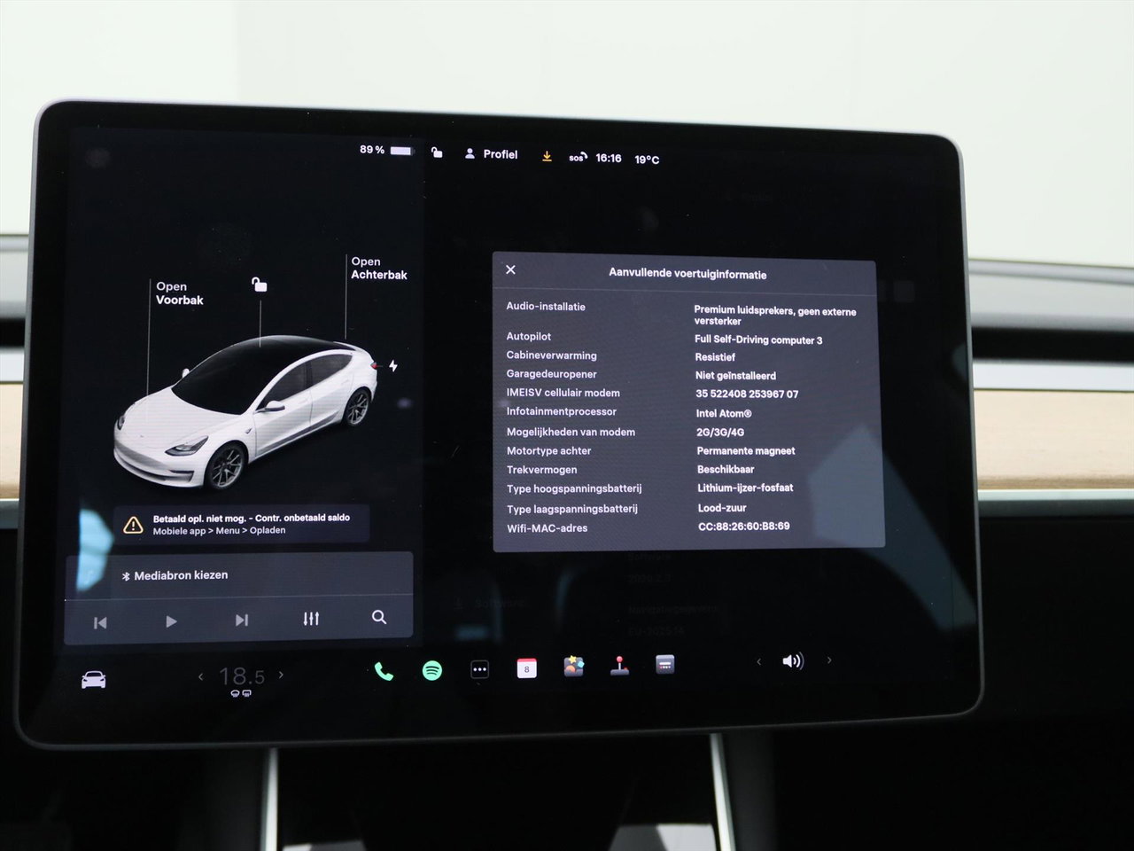 Tesla Model 3 Standard RWD Plus [ TREKHAAK+LFP-ACCU+AUTOPILOT+60 kWh+PREMIUM AUDIO ] 27