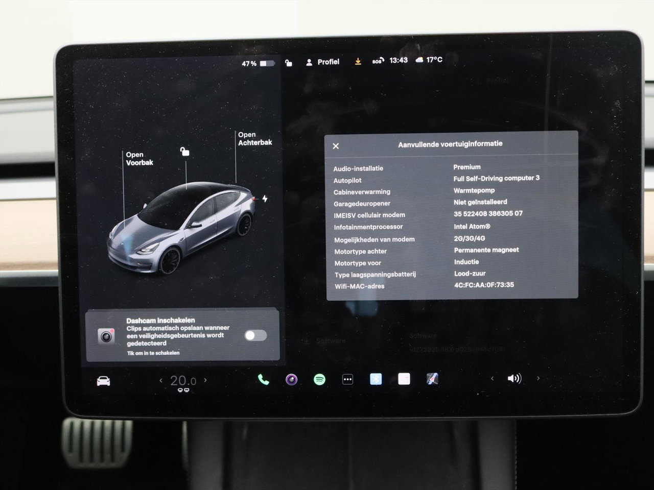 Tesla Model 3 Performance AWD 486pk 75 kWh 89.1% SoH FACELIFT [ AUTOPILOT+567KM WLTP+PREMIUM AUDIO ] 30
