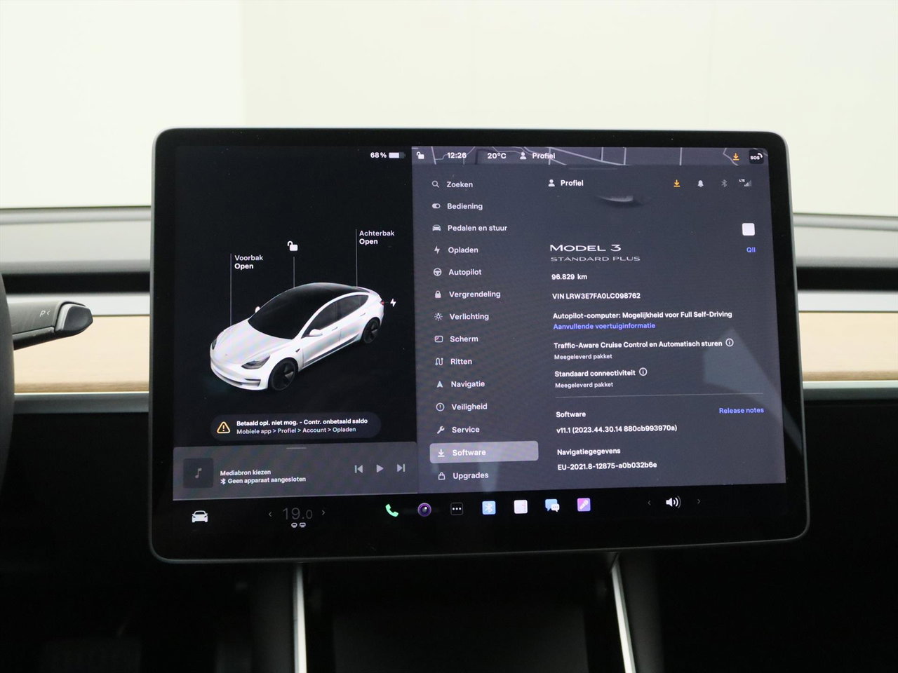 Tesla Model 3 Standard RWD Plus 88% SoH [ LFP-ACCU+AUTOPILOT+60 kWh+PREMIUM AUDIO ] 25