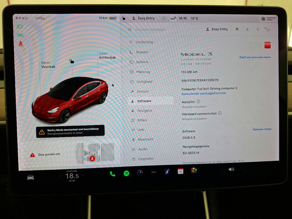 Tesla Model 3 Long-Range AWD 351pk 75 kWh 86.8% SOH [ AUTOPILOT+620KM WLTP+PREMIUM AUDIO ] 7