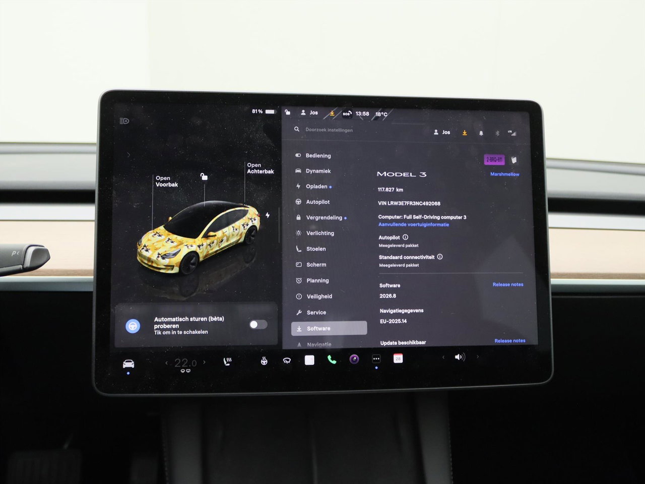 Tesla Model 3 Standard RWD Plus 91.2% SoH UPGRADE [ AMD RYZEN+LFP-ACCU+WARMTEPOMP+AUTOPILOT ] 24