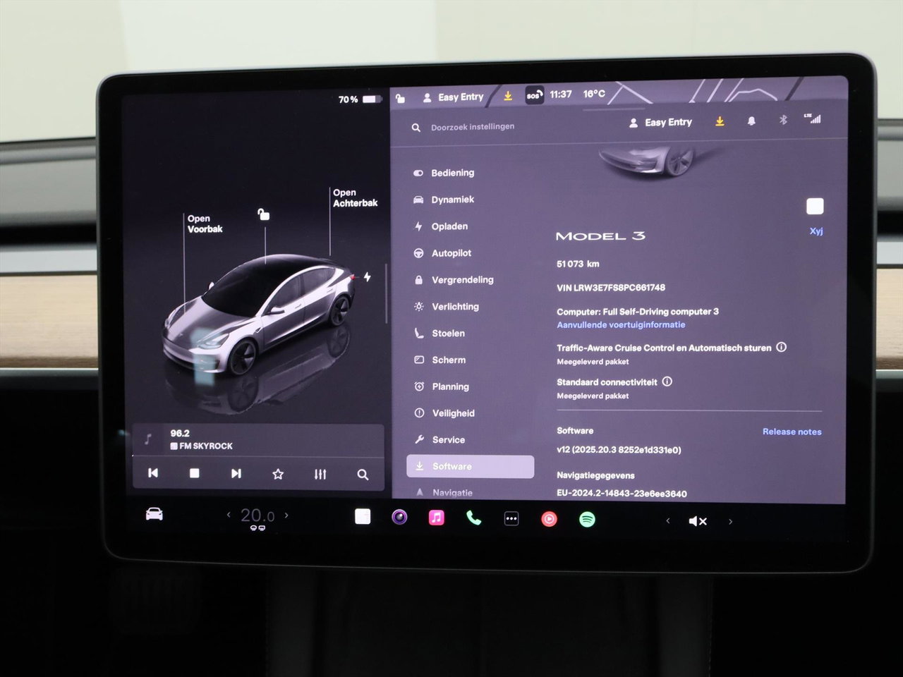 Tesla Model 3 Standard RWD Plus UPGRADE 92,4 % Soh [ AMD RYZEN+LFP-ACCU+WARMTEPOMP+AUTOPILOT+60 kWh+PREMIUM AUDIO ] 27
