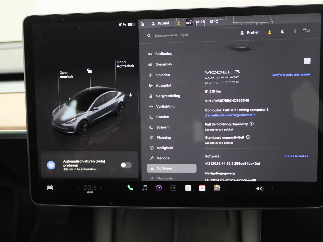 Tesla Model 3 Long-Range AWD 351pk 75 kWh FACELIFT [ WARMTEPOMP+FSD+PREMIUM AUDIO ] 22