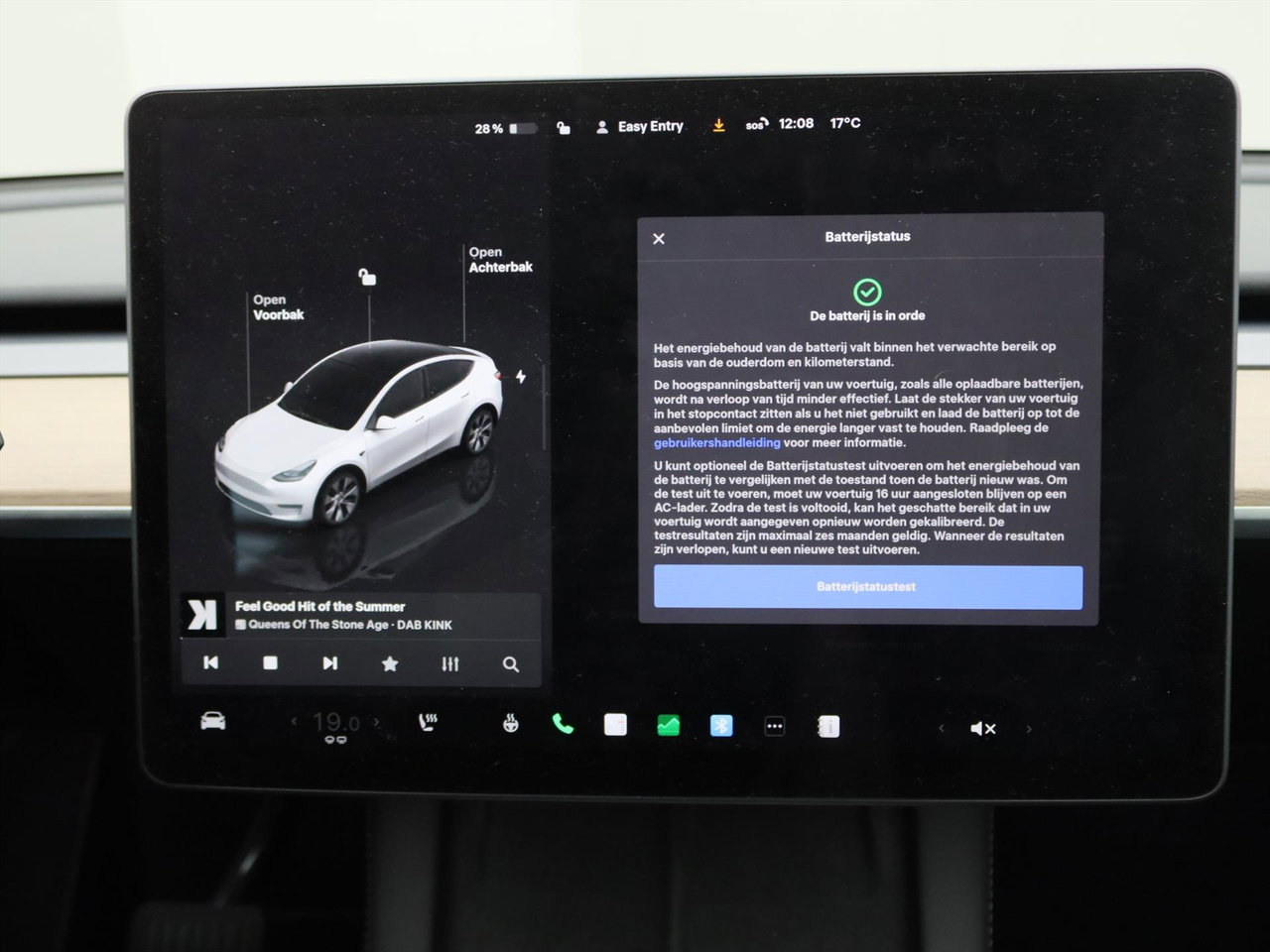 Tesla Model Y Standard RWD Plus 351pk 92.7% SoH [ LFP ACCU+AUTOPILOT+19 INCH+PREMIUM AUDIO ] 30