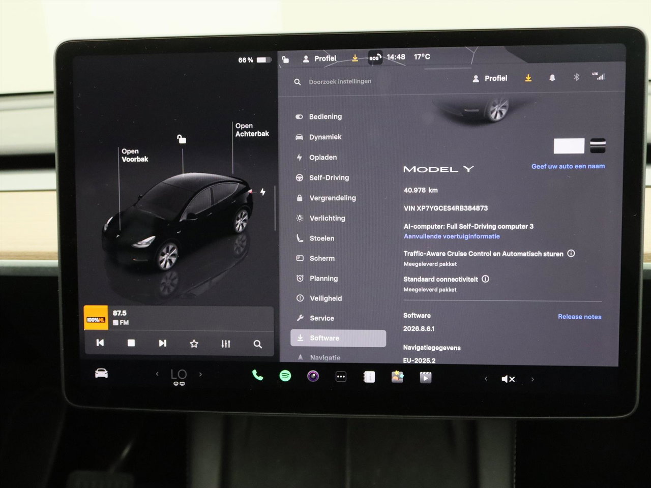 Tesla Model Y Standard RWD Plus 351pk 93.9% SoH [ LFP ACCU+AUTOPILOT+19 INCH+PREMIUM AUDIO ] 30