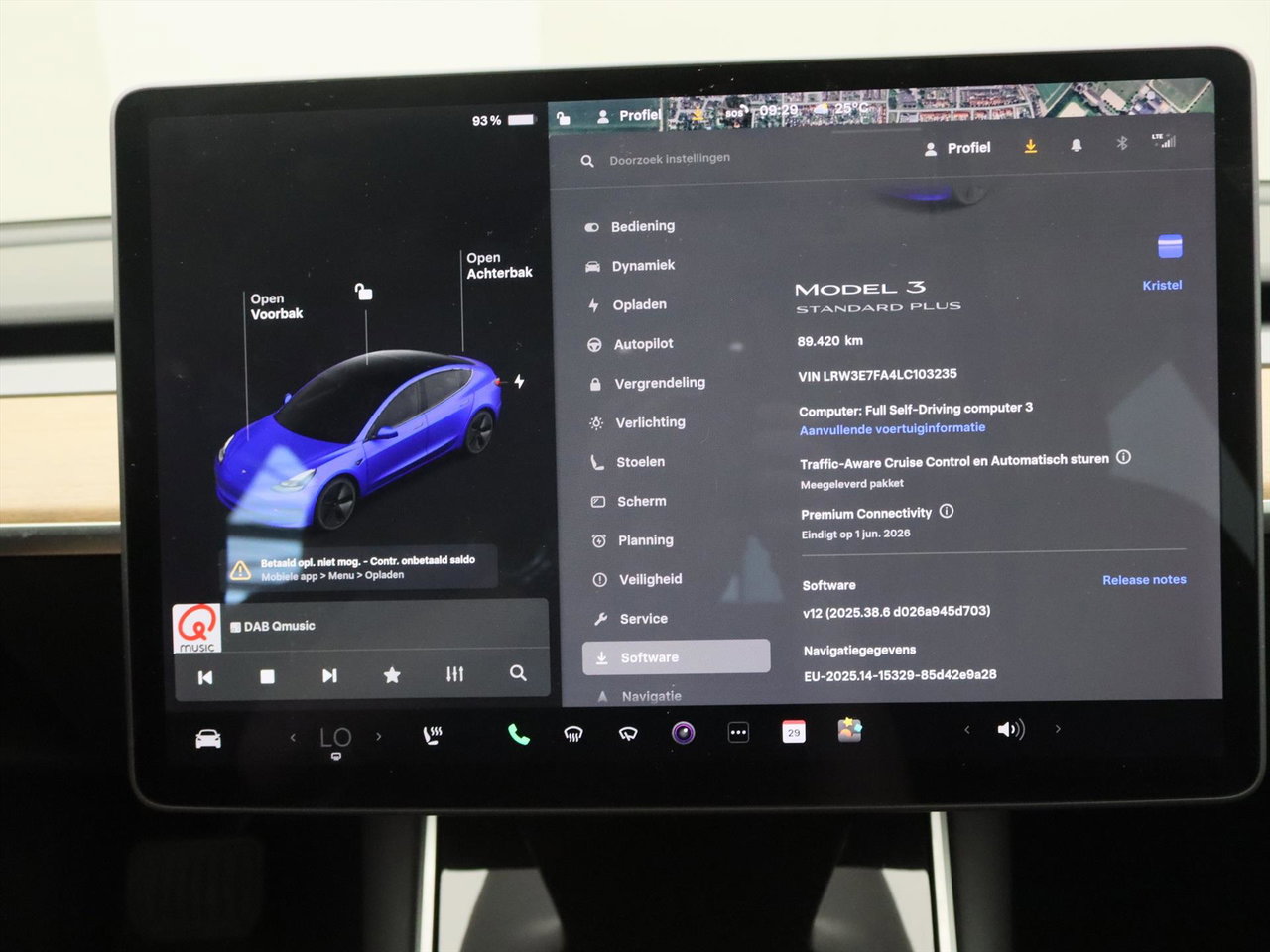 Tesla Model 3 Standard RWD Plus 89.6% Soh [ LFP-ACCU+AUTOPILOT+60 kWh+PREMIUM AUDIO ] 29