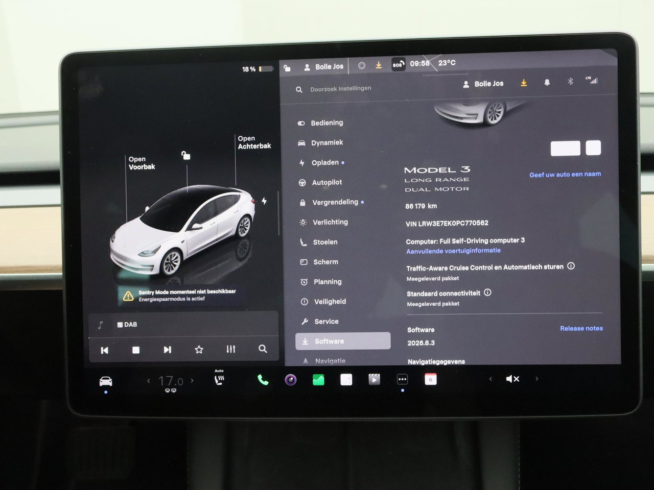 Tesla Model 3 Long-Range AWD 351pk 75 kWh UPGRADE [ RYZEN AMD+WARMTEPOMP+AUTOPILOT+19INCH+PREMIUM AUDIO ] 30