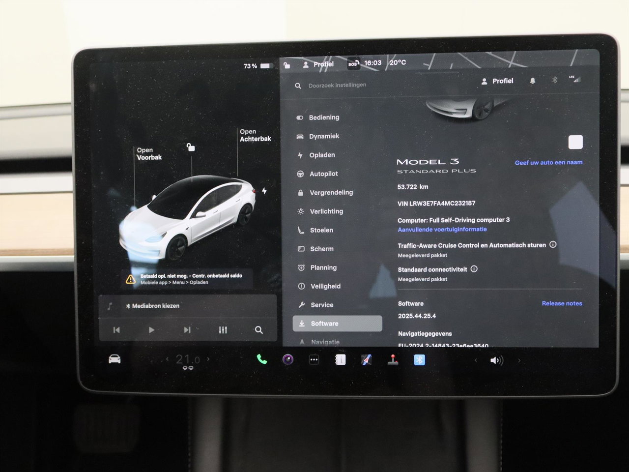 Tesla Model 3 Standard RWD Plus FACELIFT [ LFP-ACCU+WARMTEPOMP+AUTOPILOT+60 kWh+PREMIUM AUDIO ] 30