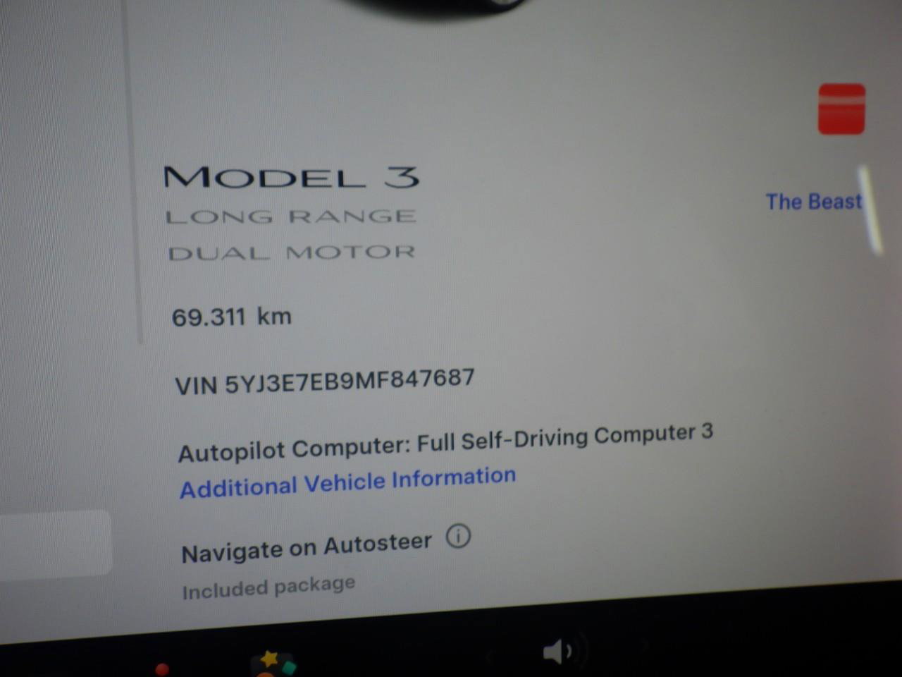 Tesla Model 3 Long-Range AWD 351pk 75 kWh FACELIFT 92.9% SoH [ WARMTEPOMP+ENHANCED AUTOPILOT+19 INCH ] 5