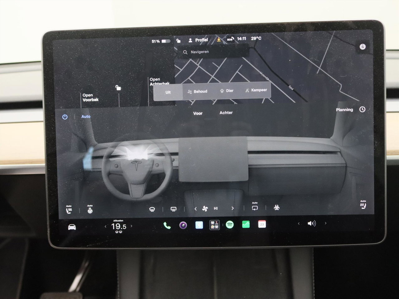 Tesla Model Y Long Range AWD 75kWh 351pk 90.7% SoH [ TREKHAAK+AUTOPILOT+19 INCH+PREMIUM AUDIO ] 29