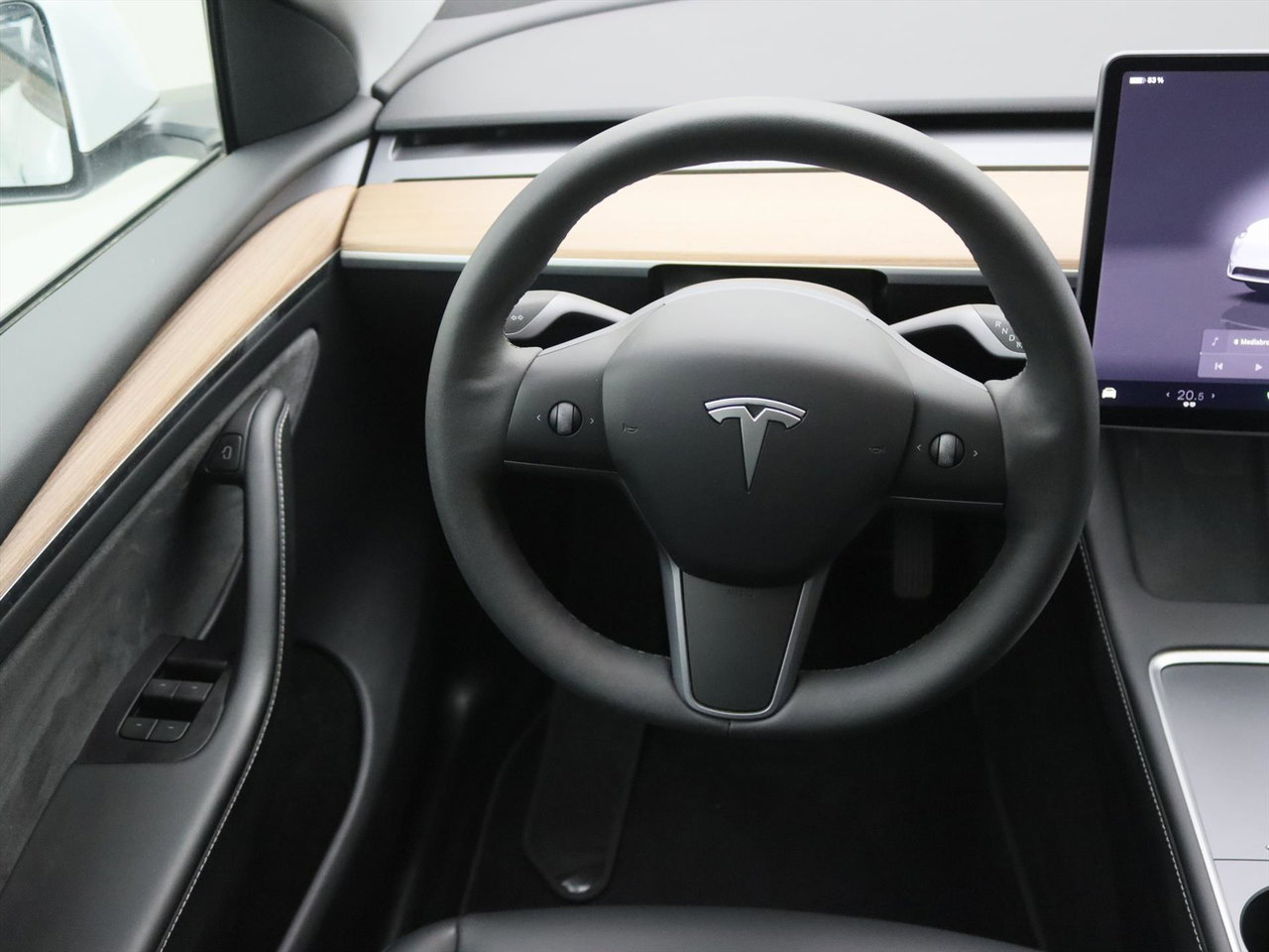 Tesla Model Y Long Range AWD 75kWh 351pk 95.2% SoH AMD RYZEN [ AUTOPILOT+19 INCH+PREMIUM AUDIO ] 19