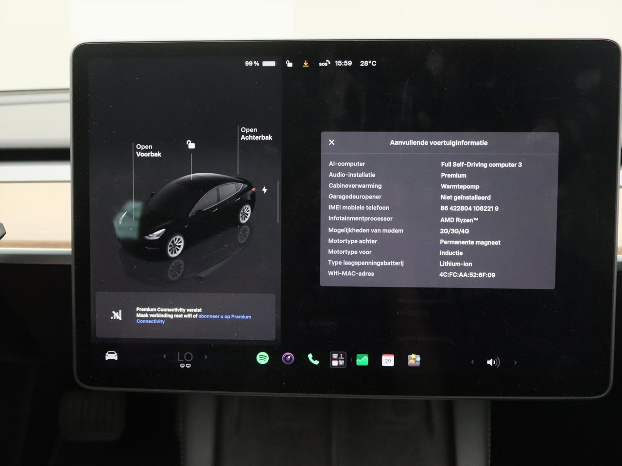 Tesla Model 3 Long-Range AWD 351pk 75 kWh UPGRADE [ RYZEN AMD+WARMTEPOMP+AUTOPILOT ] 29
