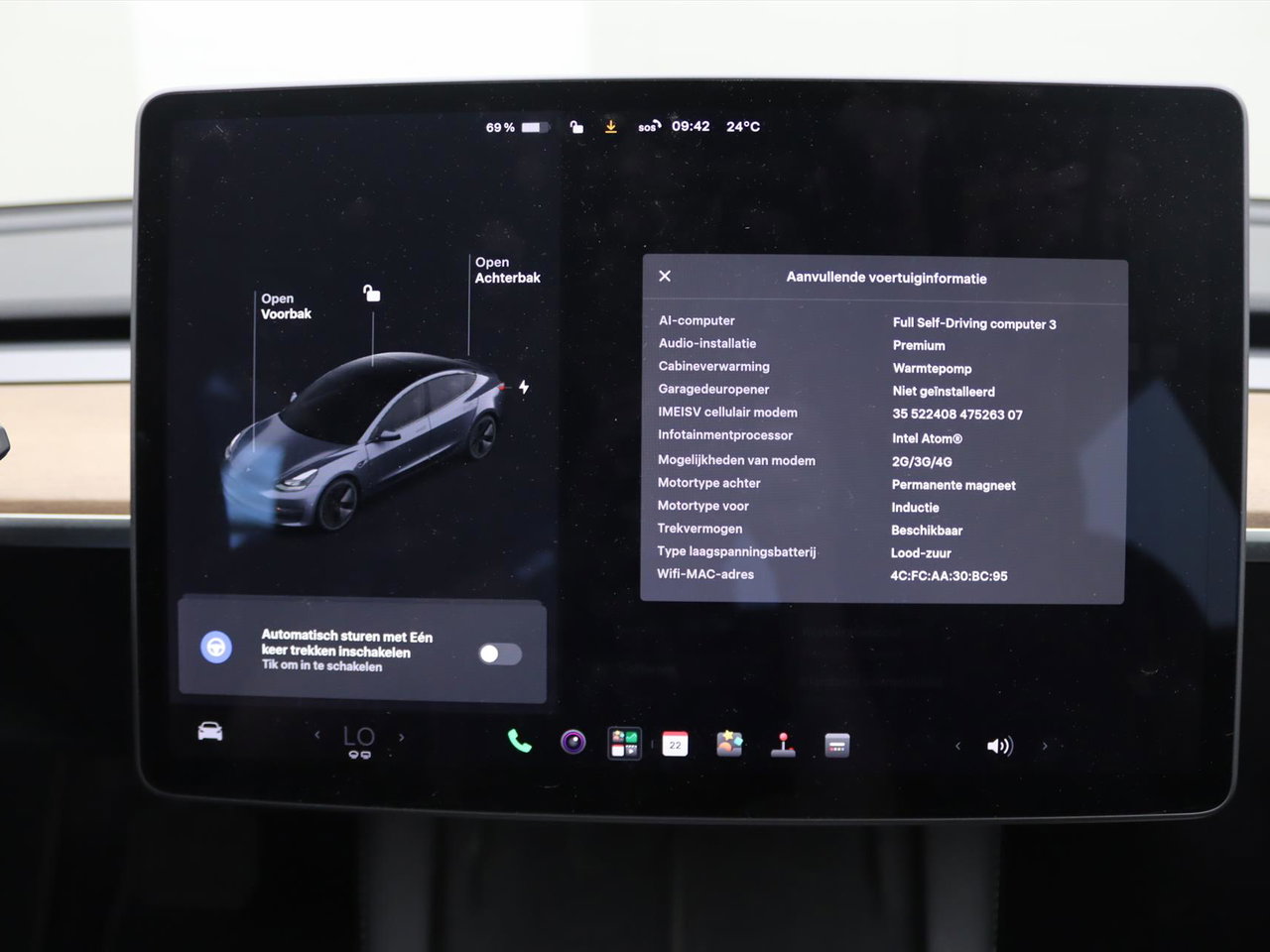 Tesla Model 3 Long-Range AWD 351pk 75 kWh 92% SoH FACELIFT [ FSD+TREKHAAK+WARMTEPOMP+620KM WLTP+PREMIUM AUDIO ] 27