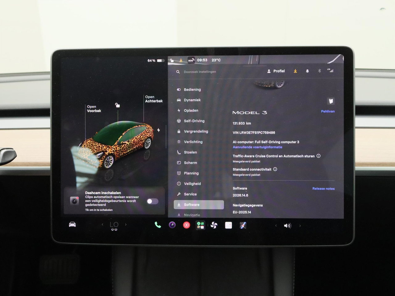 Tesla Model 3 Standard RWD Plus FACELIFT 90% SoH [ AMD RYZEN+WARMTEPOMP+AUTOPILOT+60 kWh+PREMIUM AUDIO ] 30