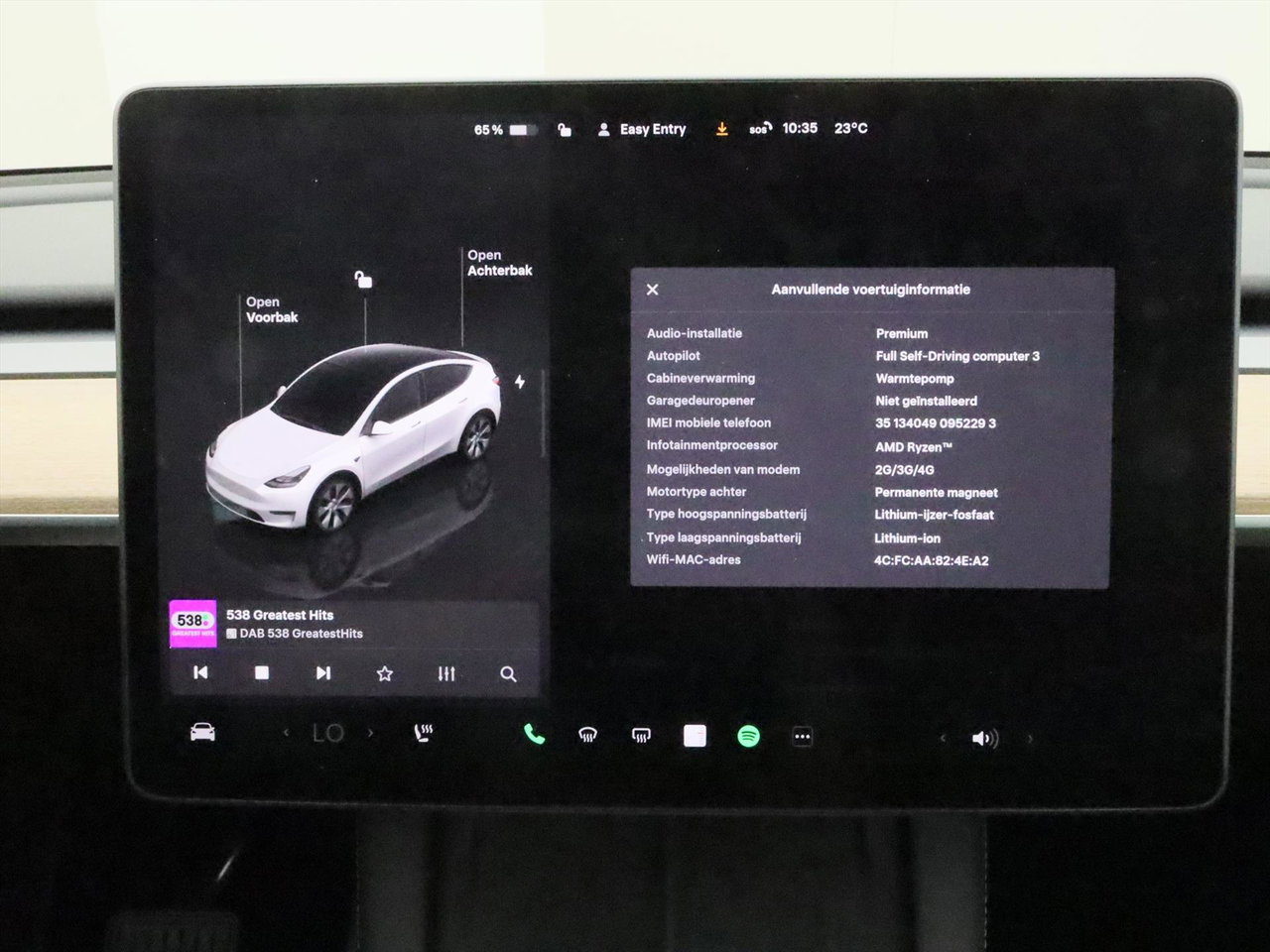 Tesla Model Y Standard RWD Plus 351pk 92,5% SoH AMD RYZEN [ LFP ACCU+AUTOPILOT+19 INCH+PREMIUM AUDIO ] 28