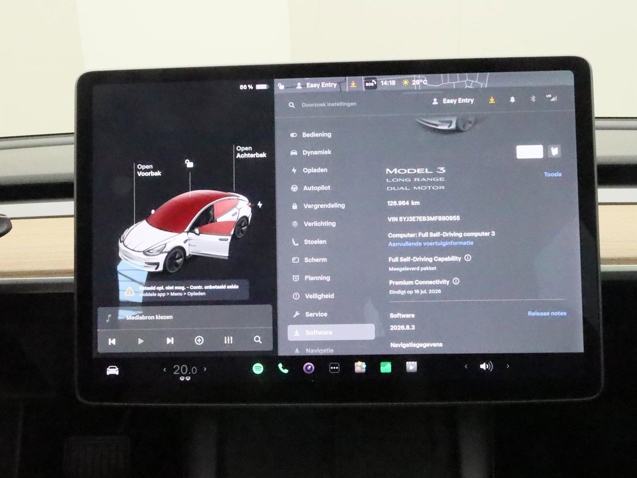 Tesla Model 3 Long-Range AWD 351pk 75 kWh FACELIFT [ WARMTEPOMP+AUTOPILOT+PREMIUM AUDIO ] 30