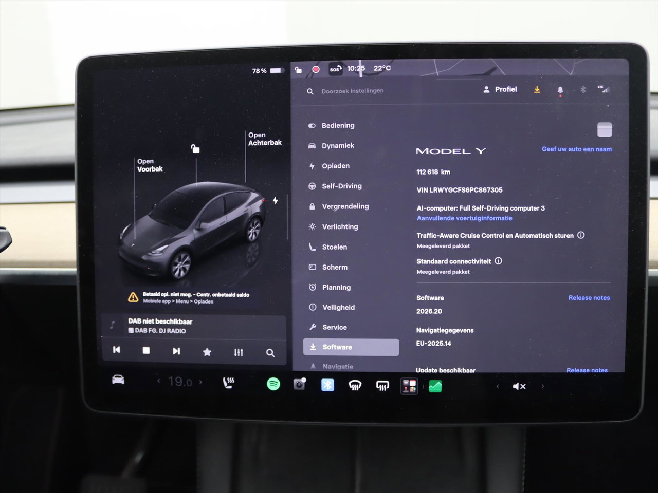 Tesla Model Y Standard RWD Plus 351pk AMD RYZEN [ LFP ACCU+AUTOPILOT+19 INCH+PREMIUM AUDIO ] 30
