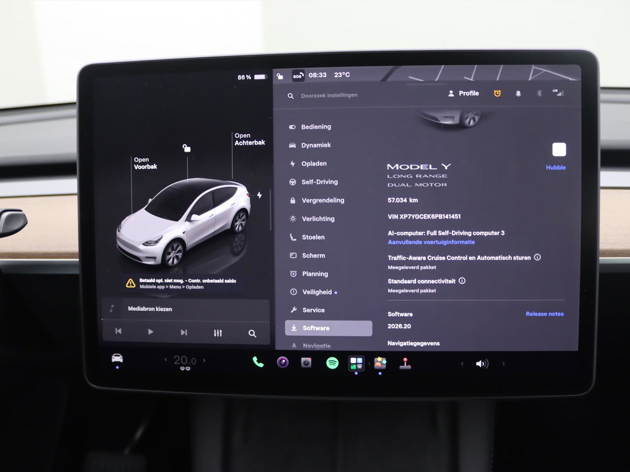 Tesla Model Y Long Range AWD 75kWh 351pk [ AMD RYZEN+AUTOPILOT+19 INCH+PREMIUM AUDIO ] 27