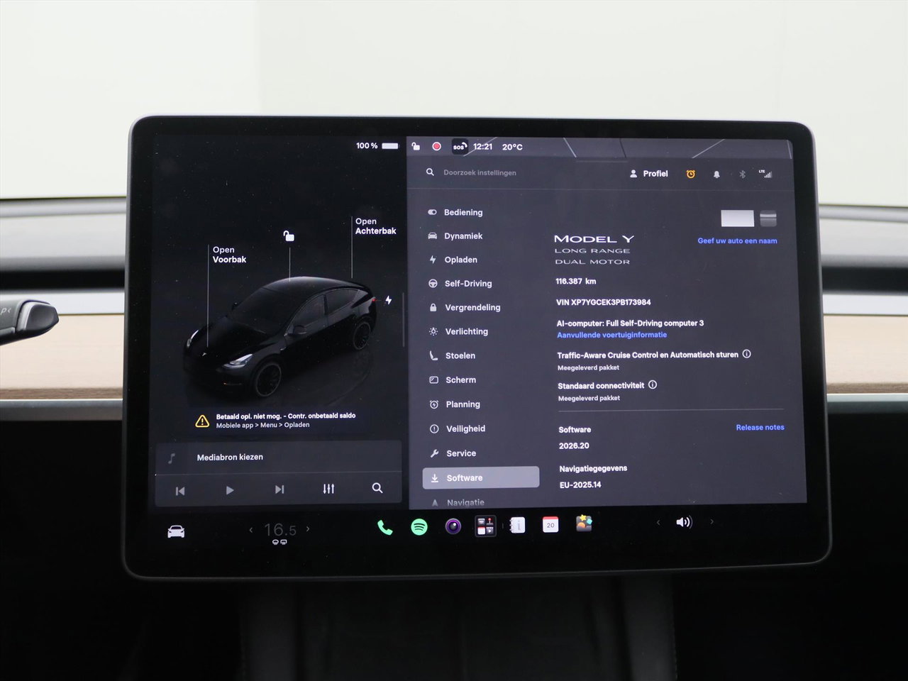 Tesla Model Y Long Range AWD 75kWh 351pk [ AMD RYZEN+AUTOPILOT+19 INCH+PREMIUM AUDIO ] 26