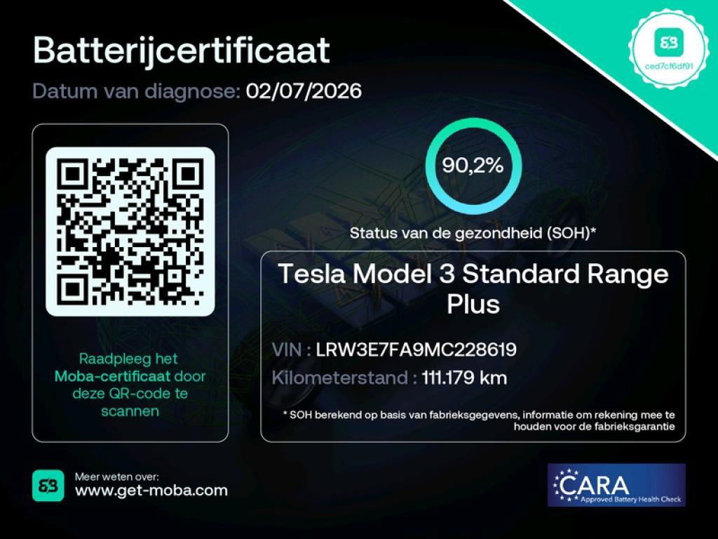 Tesla Model 3 Standard RWD Plus 90,2% SoH [ LFP-ACCU+ENHANCED AUTOPILOT+60 kWh+PREMIUM AUDIO ] 2