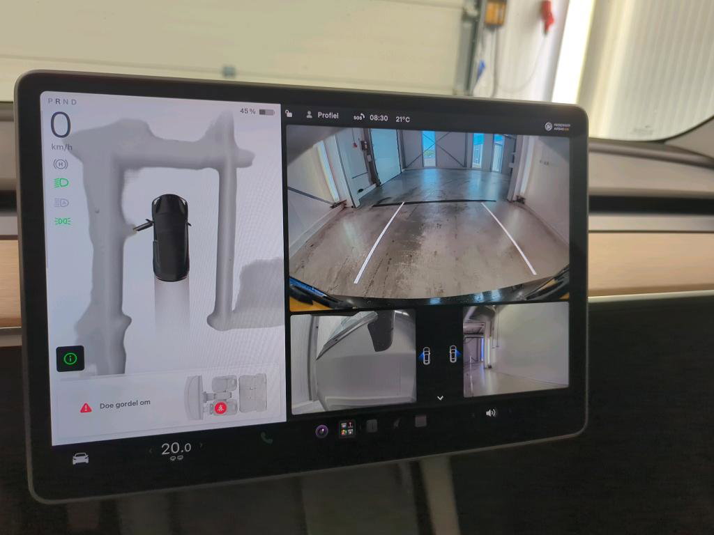 Tesla Model 3 Long-Range AWD 351pk 75 kWh UPGRADE 93,5% SoH [ RYZEN AMD+WARMTEPOMP+AUTOPILOT ] 19