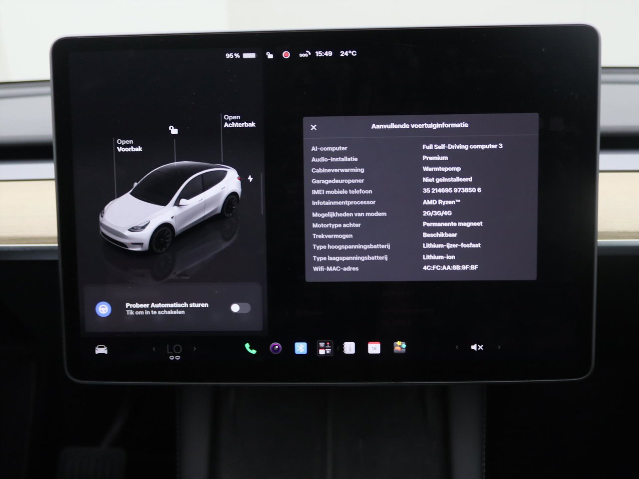 Tesla Model Y Standard RWD Plus 351pk 90,9% SoH [ TREKHAAK+LFP ACCU+AUTOPILOT+20 INCH+PREMIUM AUDIO ] 28
