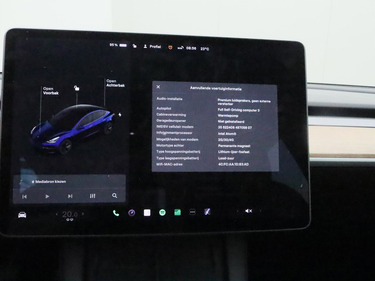 Tesla Model 3 Model 3 Standard RWD Plus FACELIFT 90.6% SoH [ LFP-ACCU+WARMTEPOMP+AUTOPILOT+60 kWh+PREMIUM ] 25