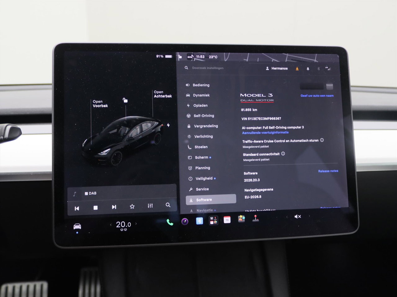 Tesla Model 3 Performance AWD 486pk 75 kWh FACELIFT 87,4% SoH [ WIT LEDER+AUTOPILOT+567KM WLTP+PREMIUM AUDIO ] 28