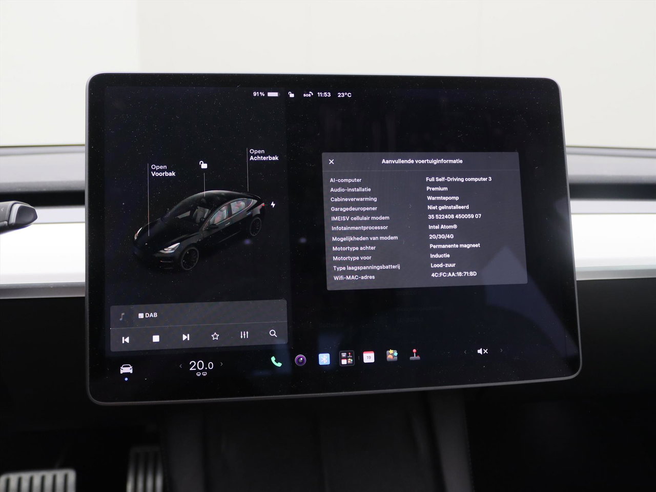 Tesla Model 3 Performance AWD 486pk 75 kWh FACELIFT 87,4% SoH [ WIT LEDER+AUTOPILOT+567KM WLTP+PREMIUM AUDIO ] 29