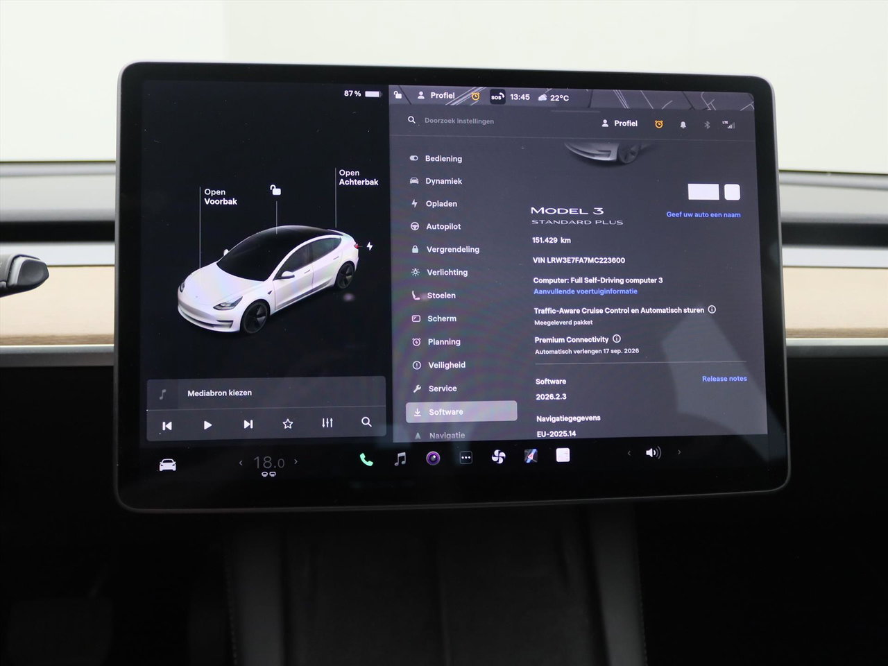 Tesla Model 3 Standard RWD Plus 90.2% SoH FACELIFT [ TREKHAAK+LFP-ACCU+WARMTEPOMP+AUTOPILOT+60 kWh ] 23